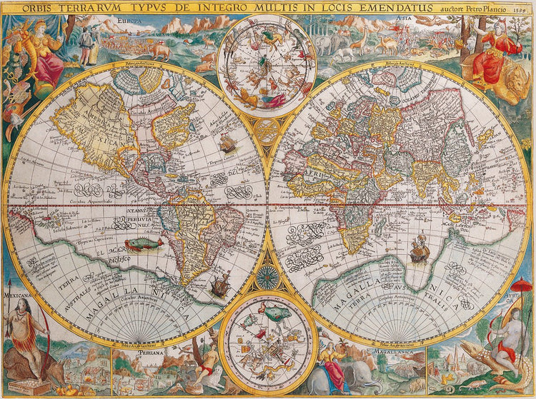 Ravensburger Jigsaw Puzzle World Map 1594, 1500st.