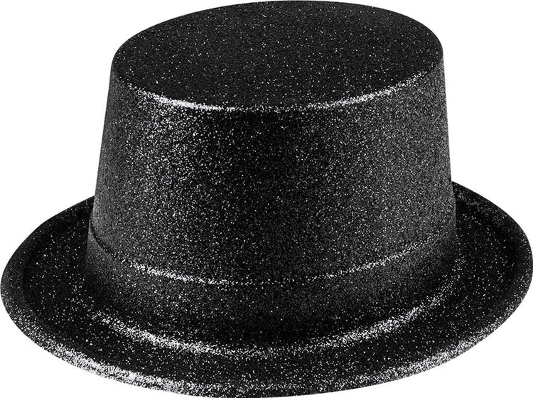 Boland – Hut Glitzer Schwarz – 57 – Erwachsene – Unisex – Glitzer und Glamour