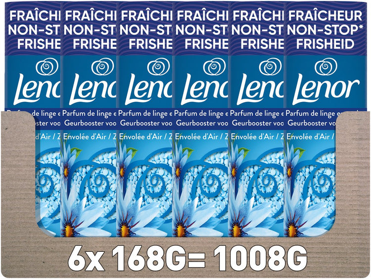 Lenor Duftverstärker Meeresbrise – 6 x 168 Gramm – Waschparfüm
