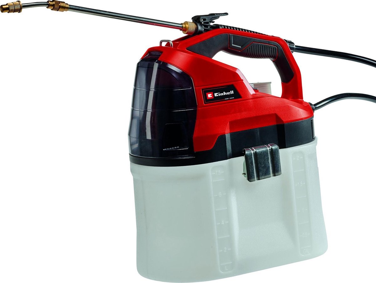 Einhell Akku-Drucksprüher GE-WS 18 75 LI Solo – Power Akku und Ladegerät