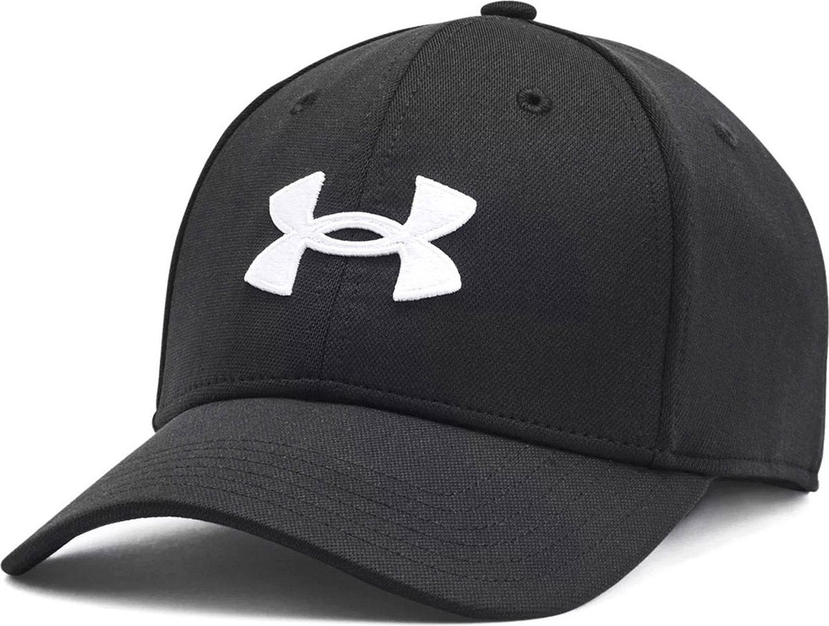 Under Armour M Blitzing Low Str-Blk Herrenkappe – Schwarz – Weiß