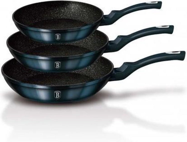 Berlingerhaus Berlinger Haus BH-6177NF – Pfannenset – 3-teilig – Aquamarin-Edition