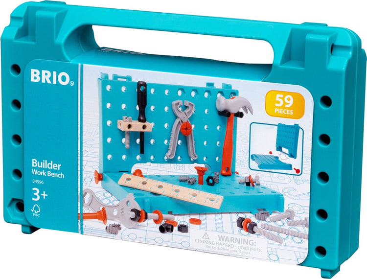 Brio Bauwerkbank – 34596 – Spielzeug-Werkzeugset