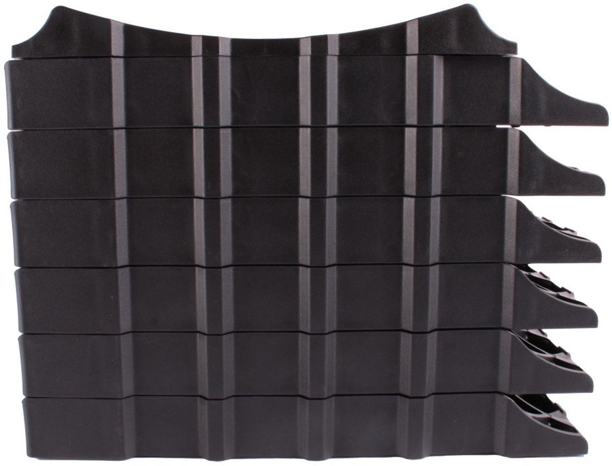 Milenco Stacka Level – 6 Stück – Schwarz
