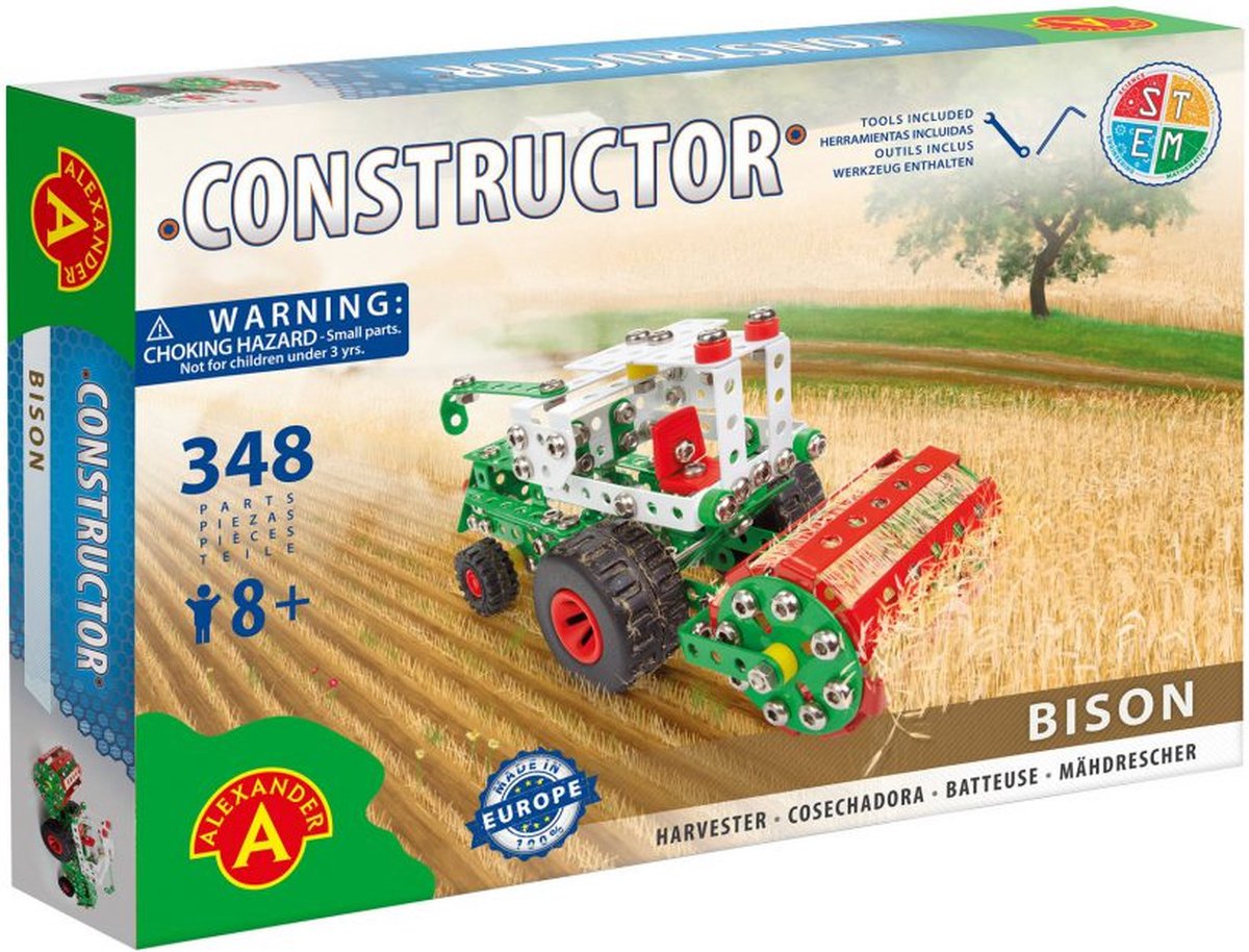 Alexander Toys Konstrukteur - Bison (Mähdrescher) - 348 Stück