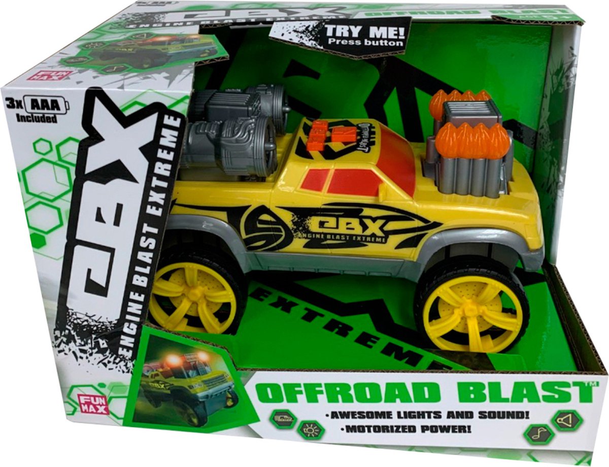 Auto-Motorexplosion, Extrime, Offroad, Blust, Licht, Sound