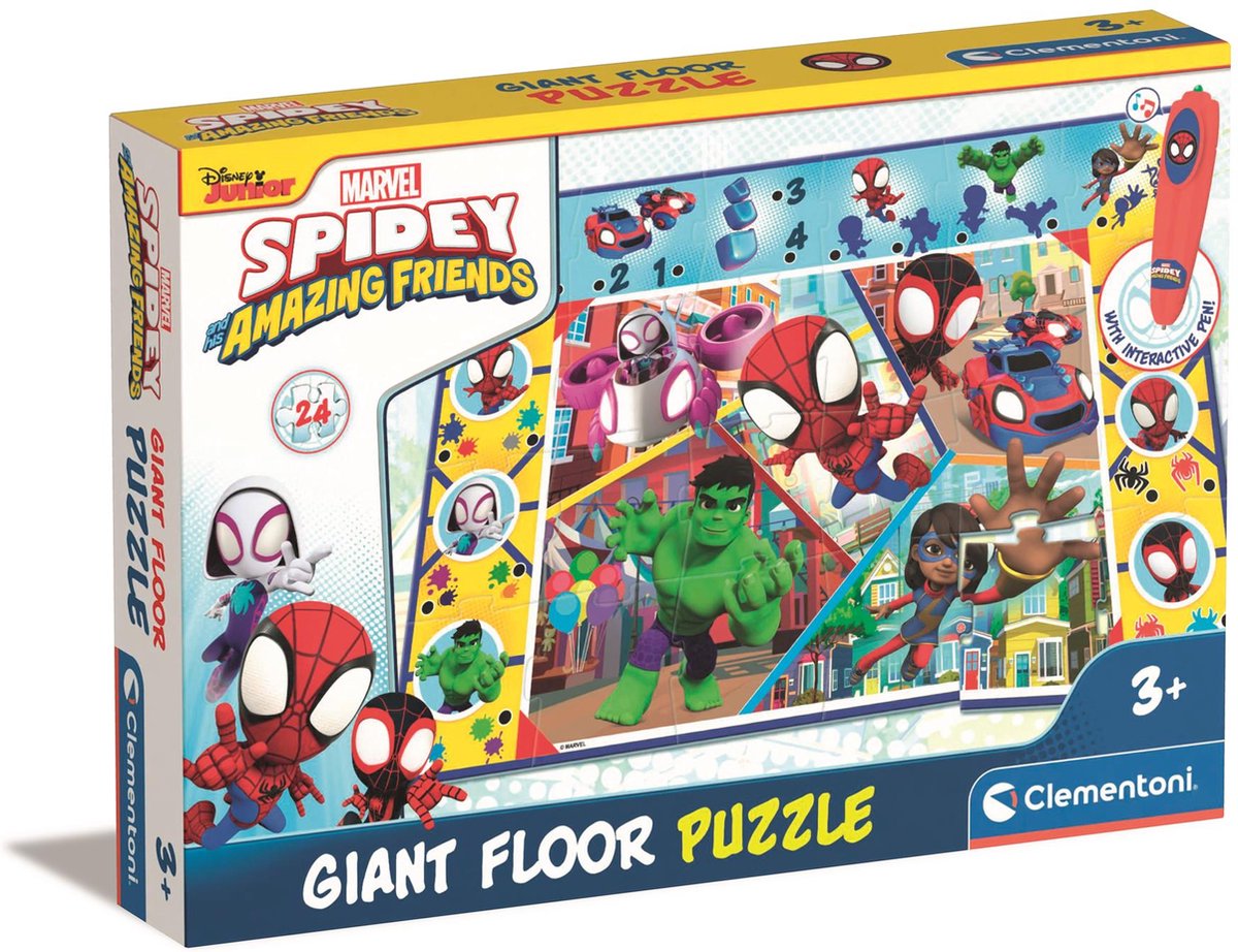 Clementoni Bodenpuzzle groß interaktive - Spidey