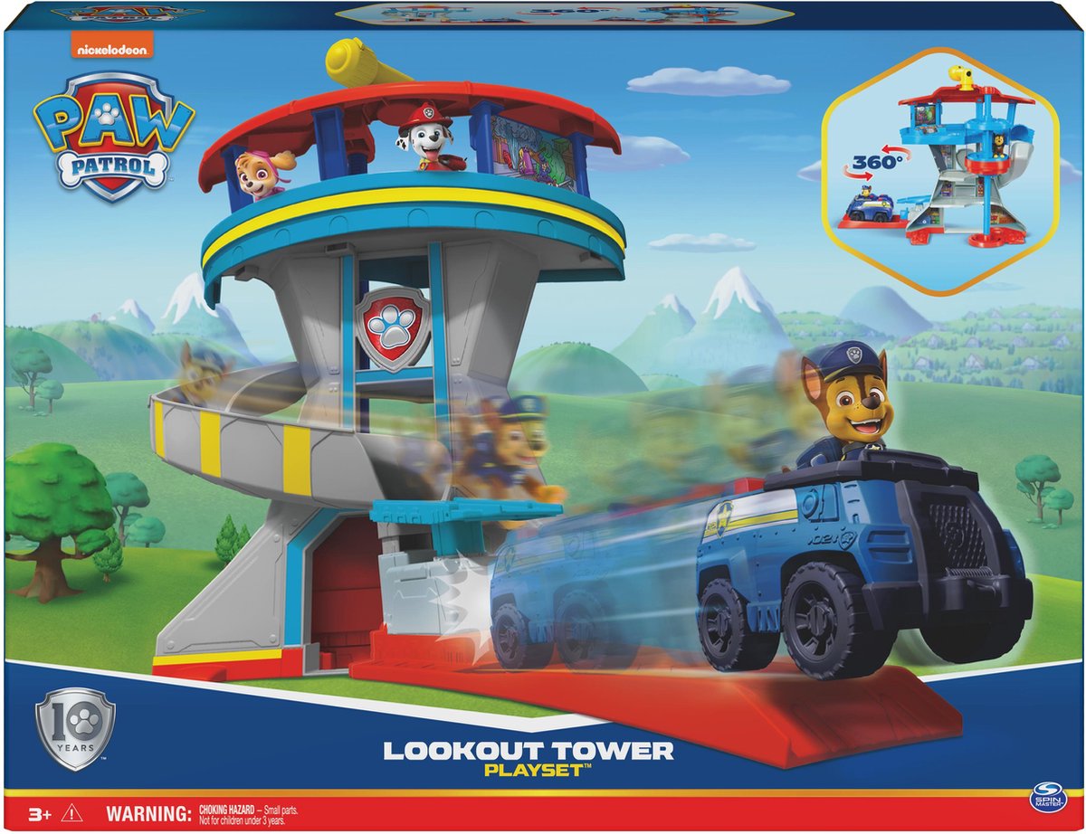 Spin Master Lookout Tower Headquarters Play Set