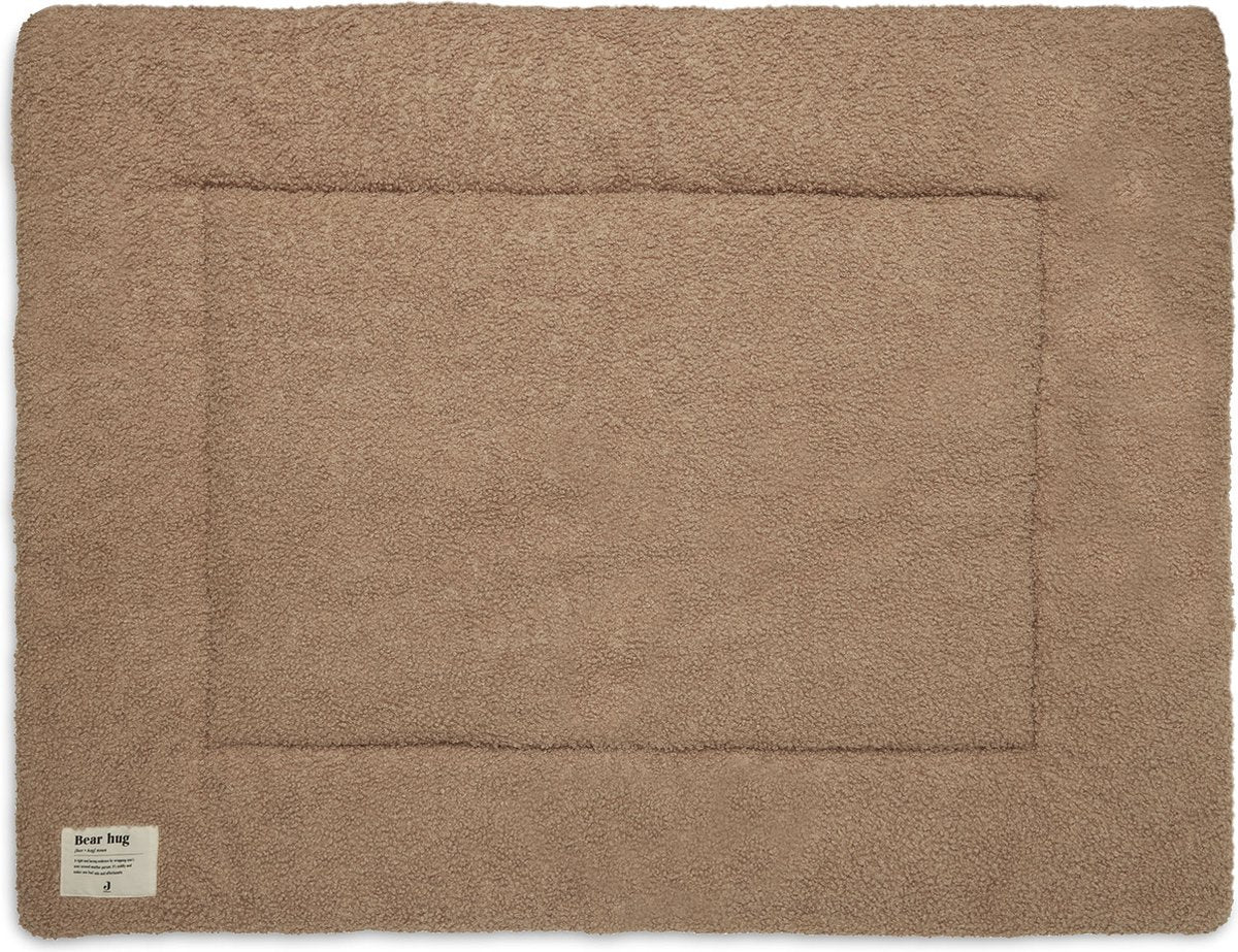 Jollein Spielmatte Boucle – Keks – Babyspielmatte – 75 x 95 cm