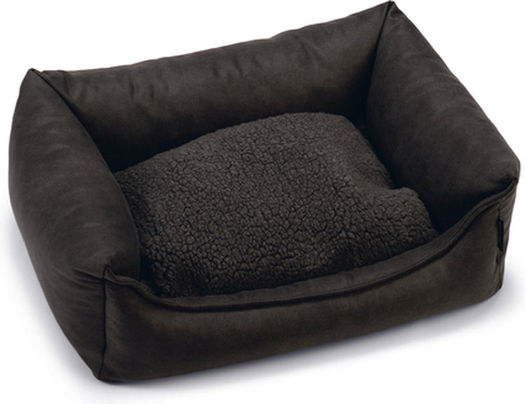 Beeztees uma – orthopädisches Hundebett – Anthrazit – 60 x 40 x 20 cm