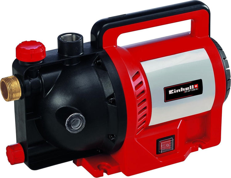 Einhell elektrische Gartenpumpe GC-GP 1250 N – 1200 W – 5000 l·h – 5 bar – max. Förderhöhe: 50 m - max. Saughöhe: 8 m