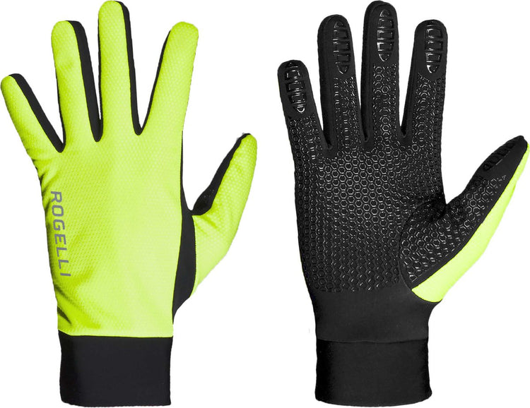 Rogelli Laval Fahrradhandschuhe Herren - fluoreszierendes Gelb - M