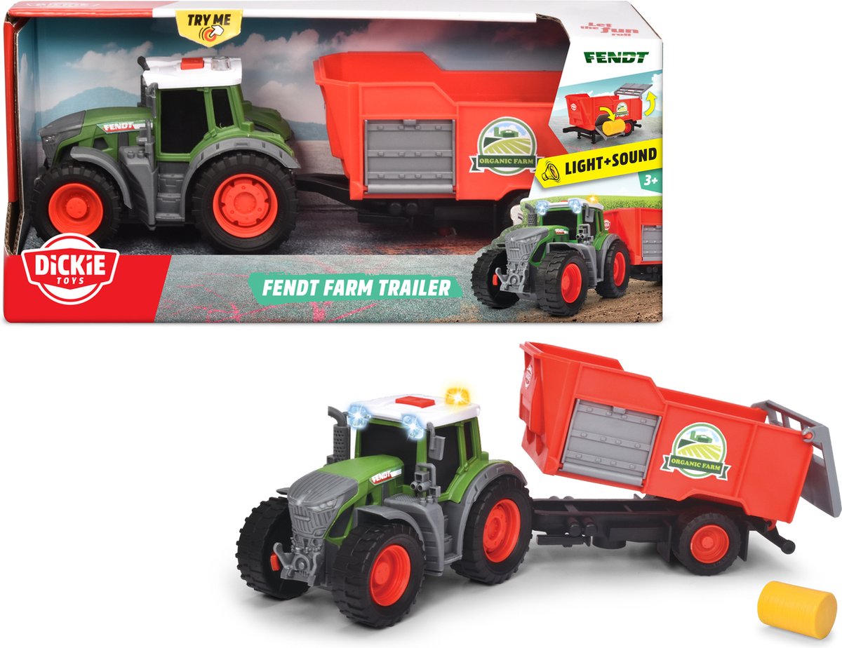 Dickie Fendt Traktor mit Trailer