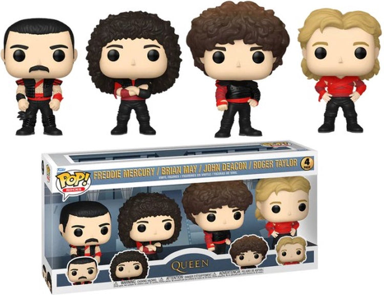 Funko Queen Pop! TV-Vinylfigur 4er-Pack Radio Gaga 9 cm Pop! Figur