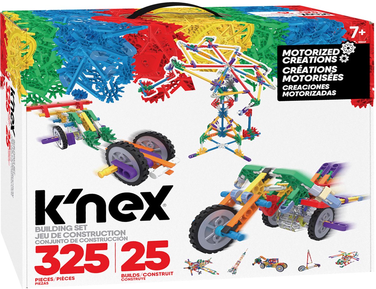 K'nex bouwset Motorized 25 Modelle, 325DLG.