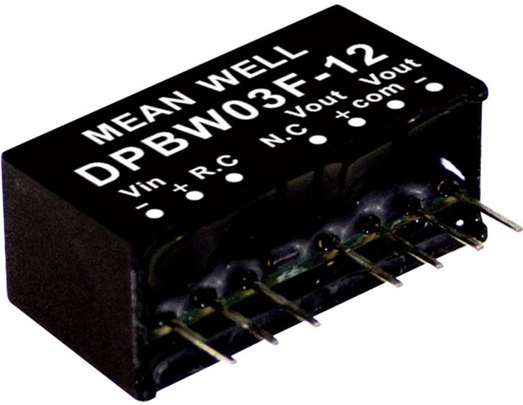 MW Mean Well DPBW03G-15 DC-DC-Wandlermodul 100 MA 3 W Anzahl der Ausgänge: 2 x Inhalt 1 Stück