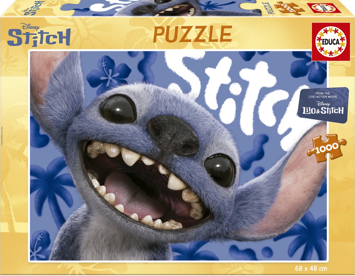 Educa Lilo Stitch Puzzle 1000 Teile blau