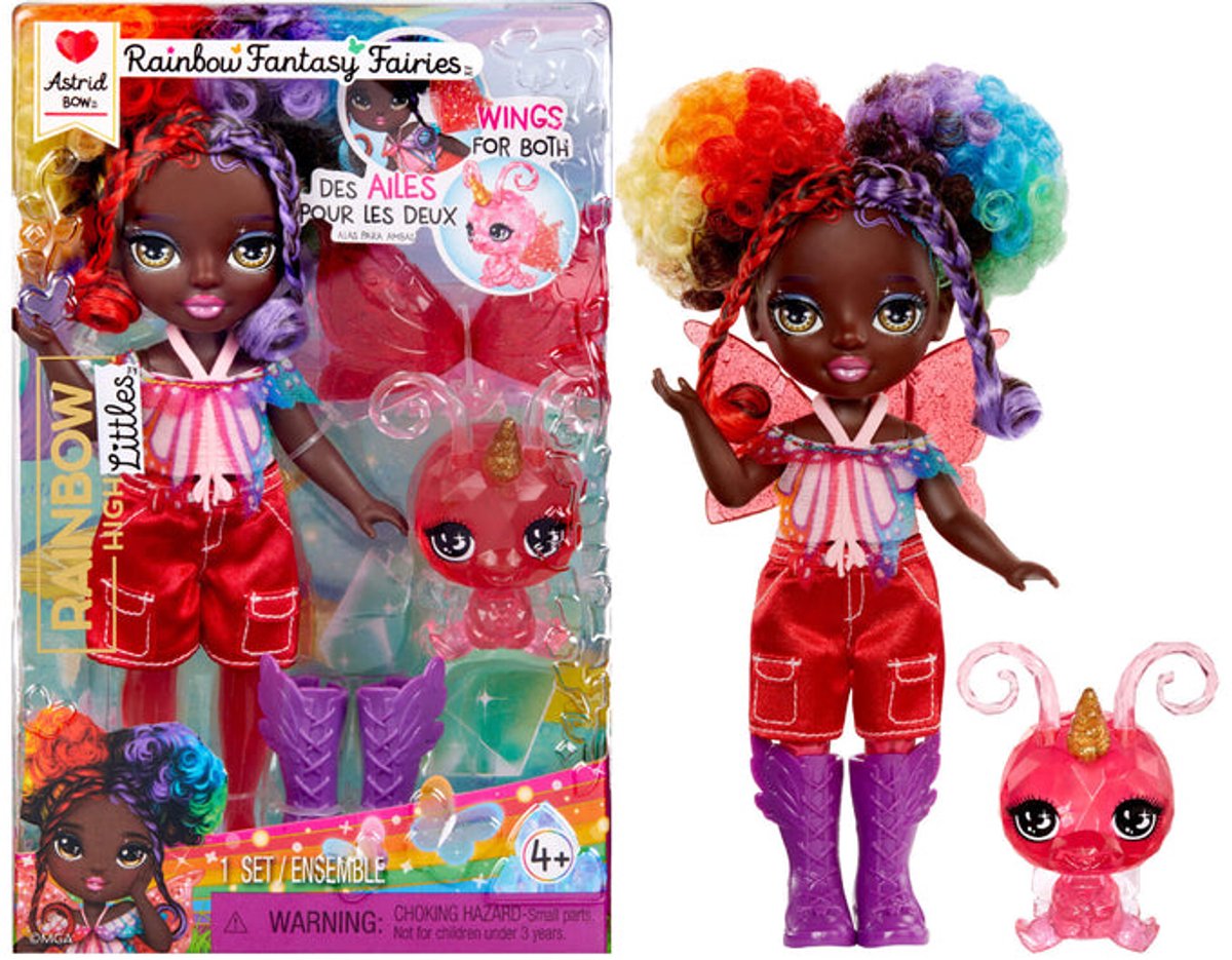Rainbow high littles rainbow fantasy fairies doll- astrid (rainbow)