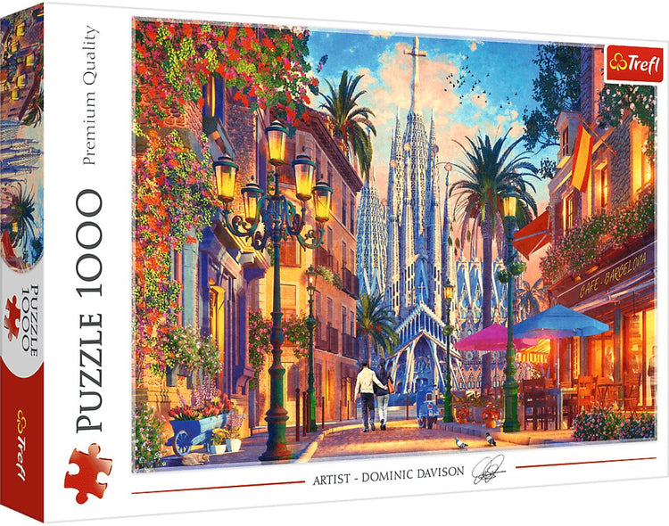 Trefl Puzzle 1000 Teile - Barcelona Spanien Puzzle.