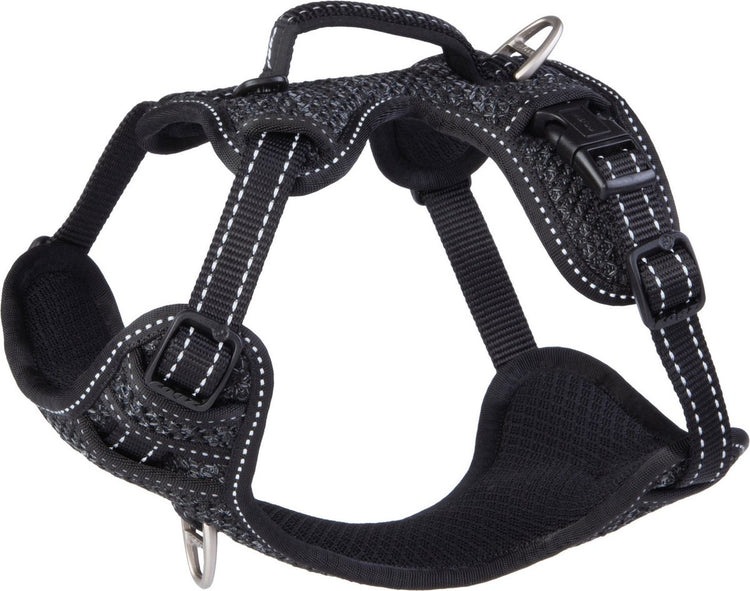 Rogz für Hunde Rogz Explore Geschirr gefüttert schwarz – Hundegeschirr – S 36–57 cm
