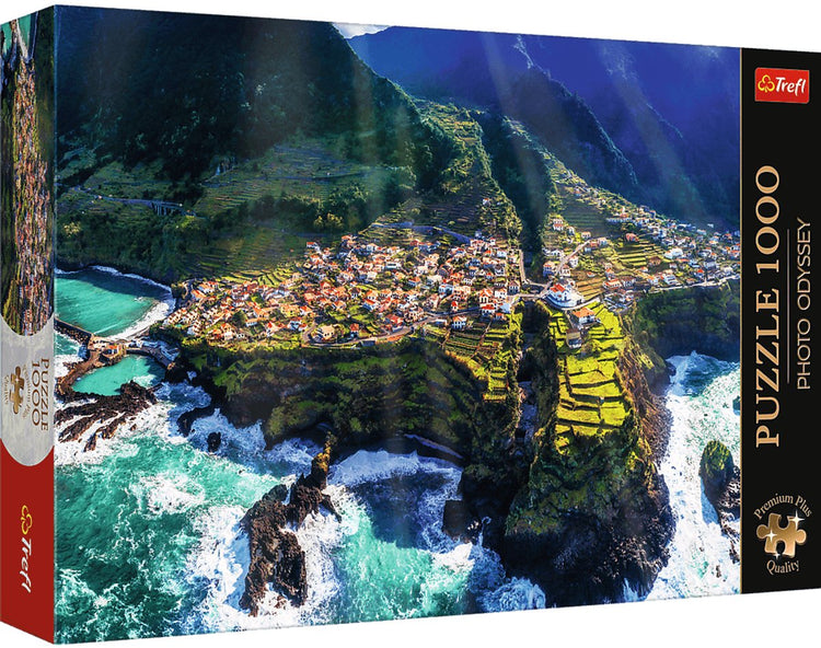 Trefl Puzzle 1000 Teile – Premium Plus Madeira Insel Portugal Natur.