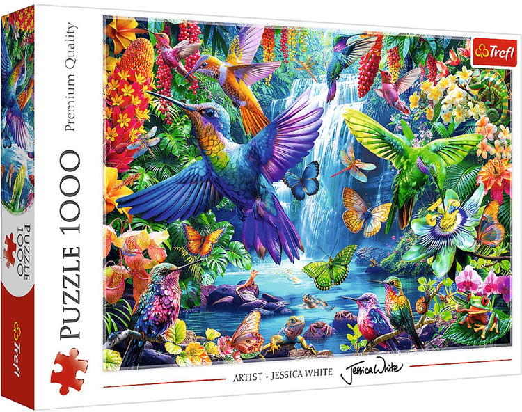 Trefl Puzzle 1000 Teile – tropische Kolibris-Puzzle.