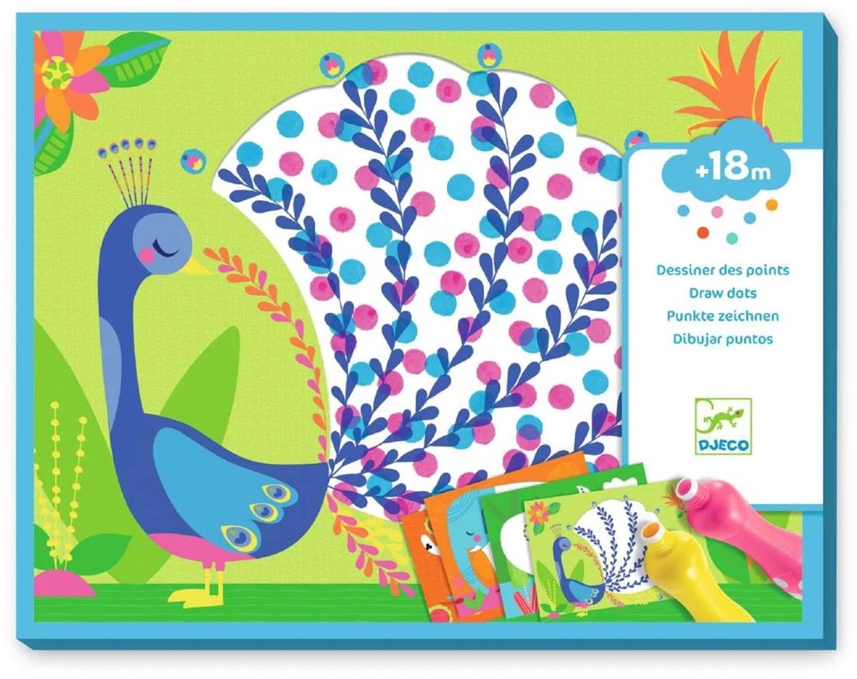 Djeco kreatives Dot-Art-Set für Kinder – FSC-Mix.