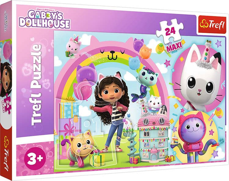 Trefl – Puzzles – 24 Maxi – Happy Gabby Universal Gabbys Puppenhaus