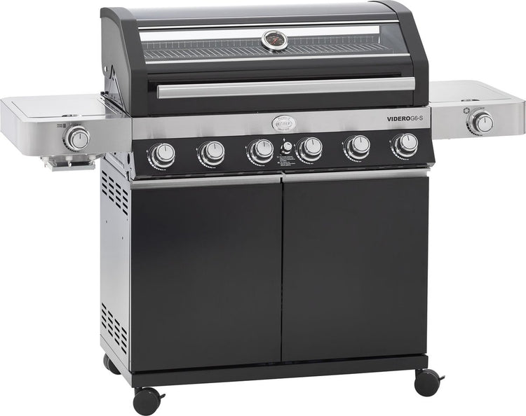 Rösle Grill – Grill Gas Videro G6-S Vario 30 mbar – Edelstahl – Schwarz