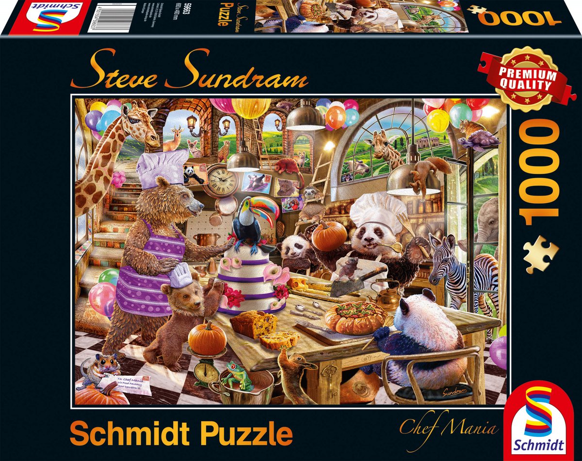 Schmidt Chef Mania, 1000 Teile Puzzle