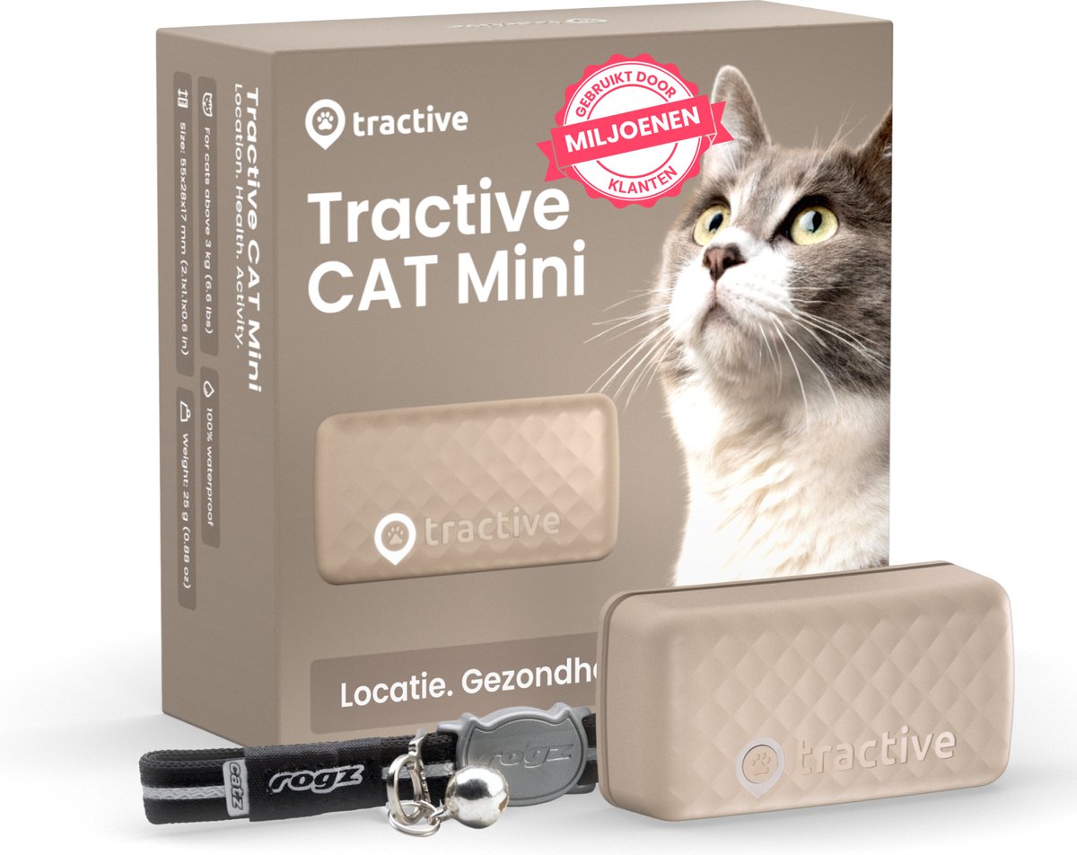 Tractive GPS Cat Mini – Katzen-Tracker-Aktivitätsmonitor