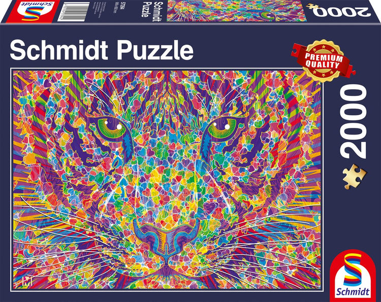 Schmidt - Puzzle - Wild im Herzen, Tiger - 2000 Teile - Erwachsene - ab 14 Jahren
