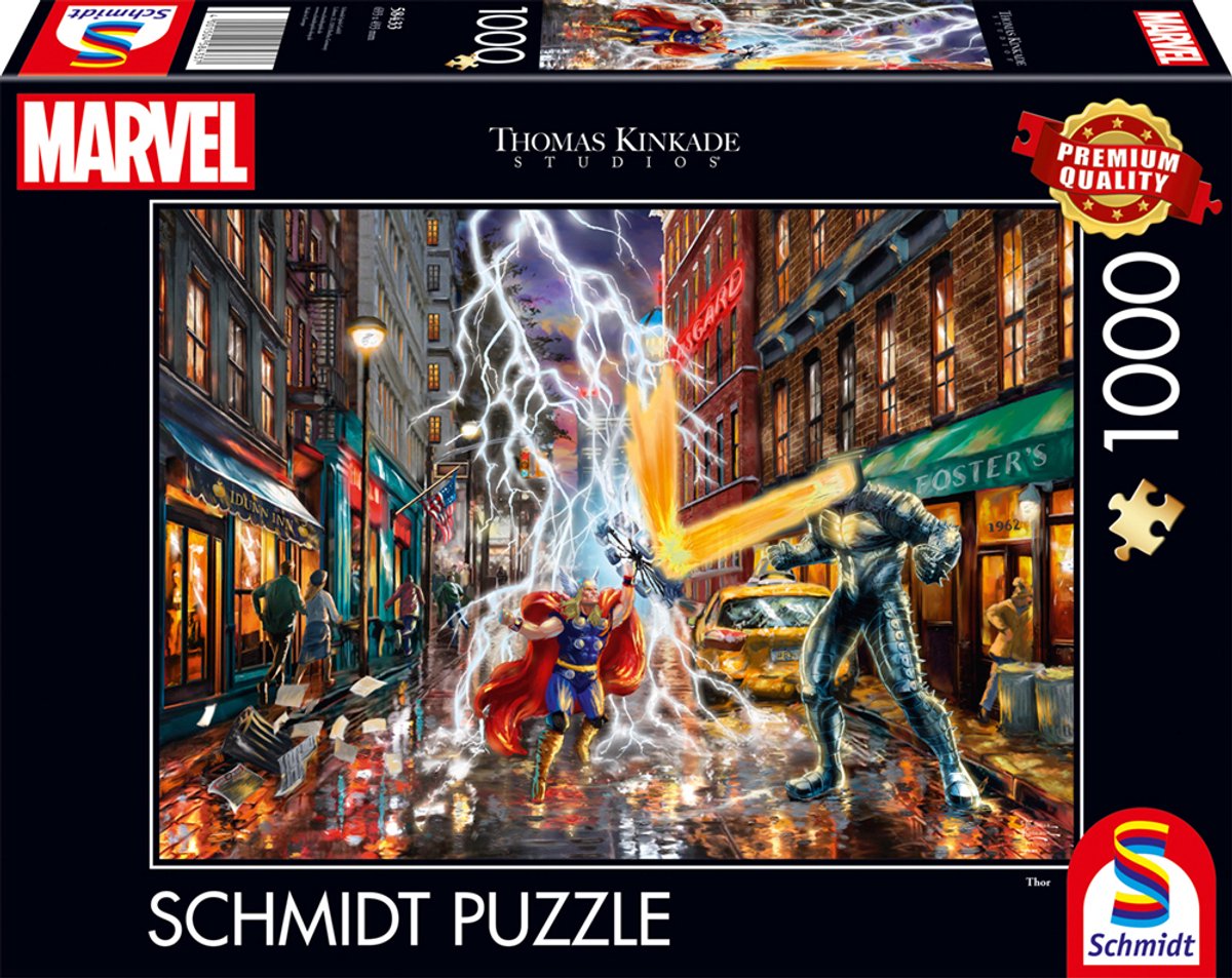 Schmidt – Puzzle – Marvel – Thor – Thomas Kinkade Studios – 1000 Teile – Erwachsene – ab 12 Jahren