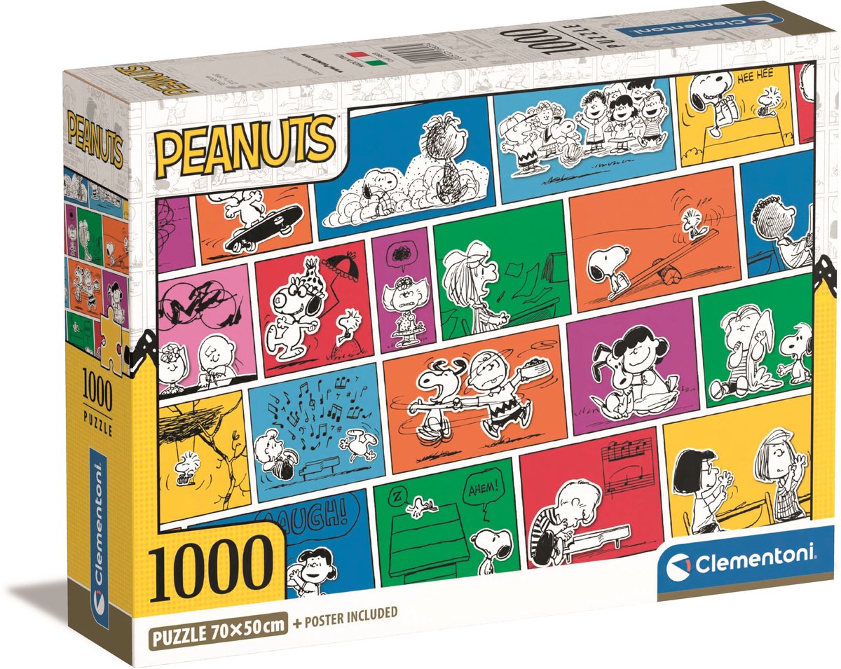 Clementoni Jigsaw Puzzle Erdnüsse Snoopy, 1000st.