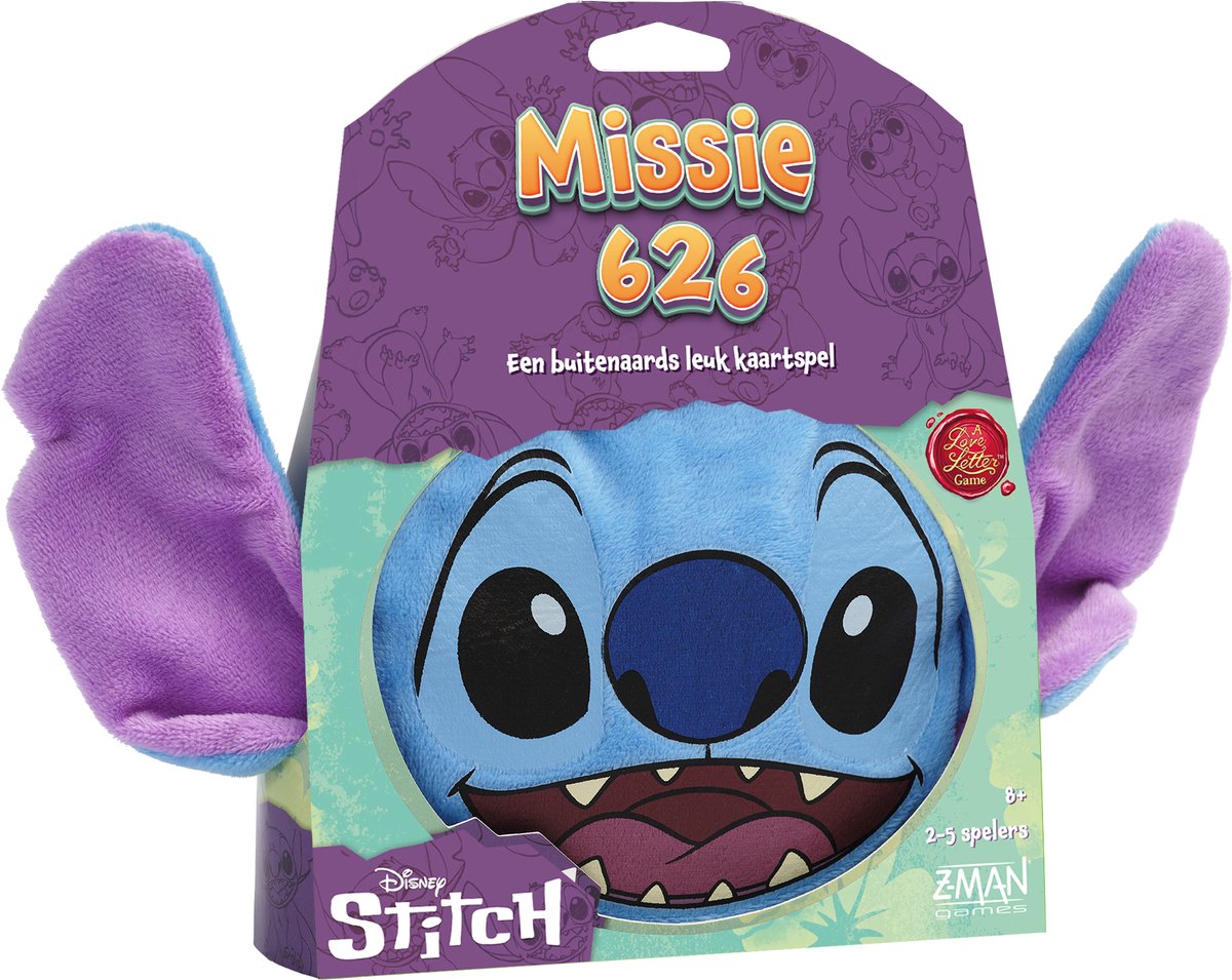 Asmodee Stitch-Kartenspiel – Mission 626 – Liebesbriefspiel – Familienspiel – Niederländisch – Disney