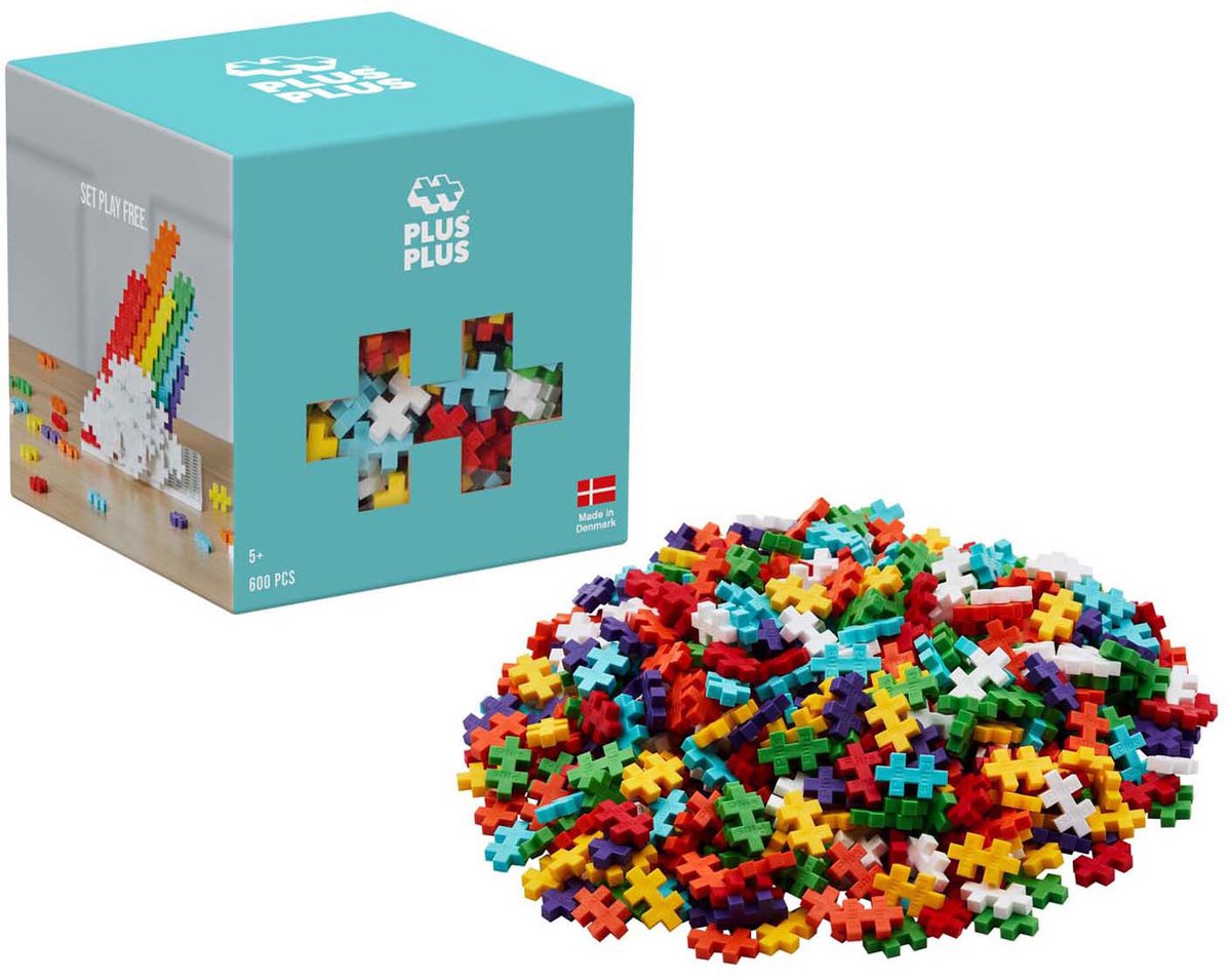Plus plus plus-plus Regenbogen: 600 Stück (3976)