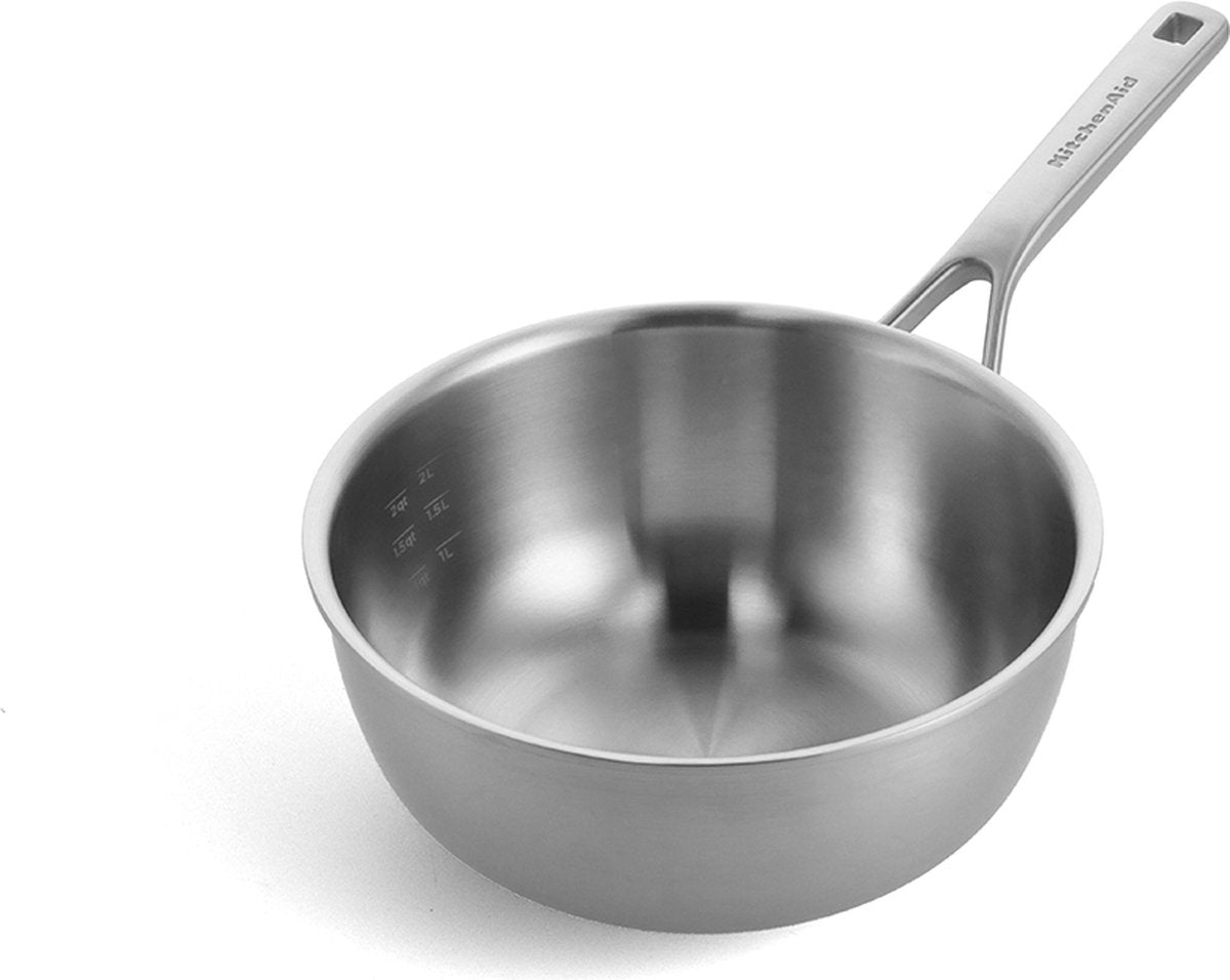 Kitchenaid-Kochtopf – mehrschichtiger Edelstahl – ø 24 cm, 3,7 Liter