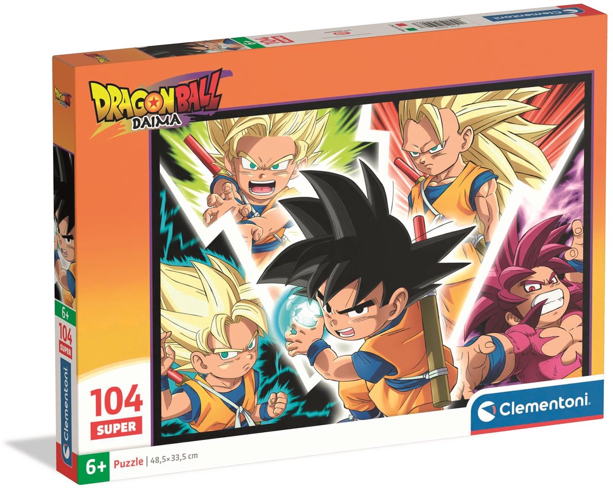 Clementoni - Puzzle - Dragon Ball Daima - 104 Teile - Super - ab 6 Jahren