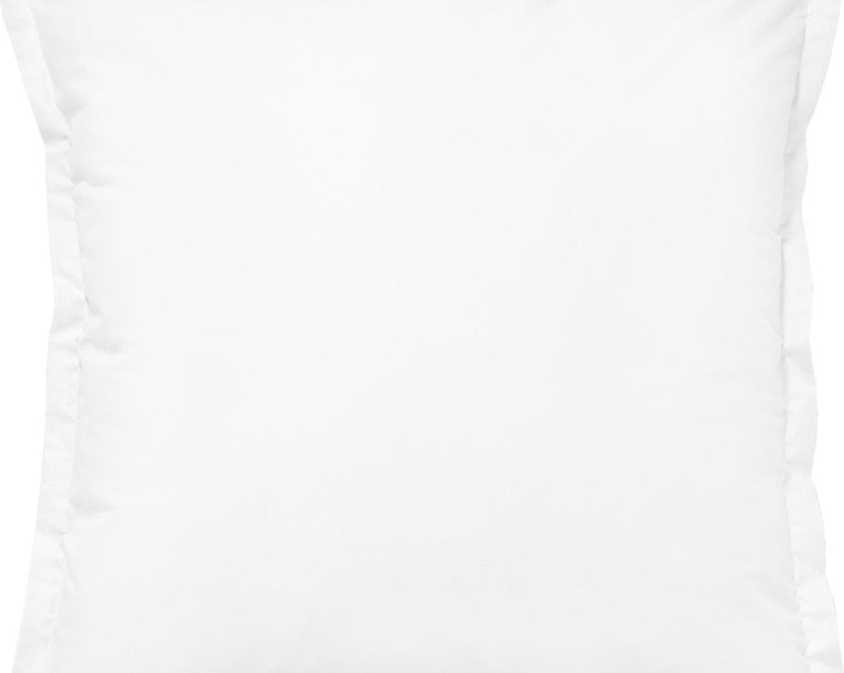 Cinderella Sundays Kissenbezug – 2er-Set – Satin – mit Reißverschluss – 80 x 80 cm – weiß