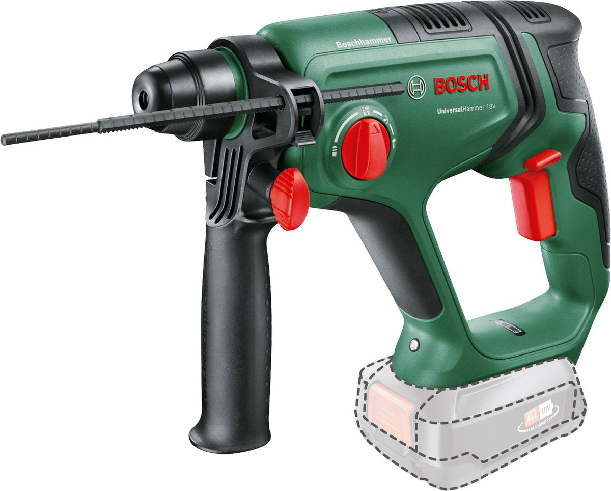Bosch Universalhammer 18V Akku-Bohrhammer - inkl. Adapter - ohne 18V-Akku und Ladegerät