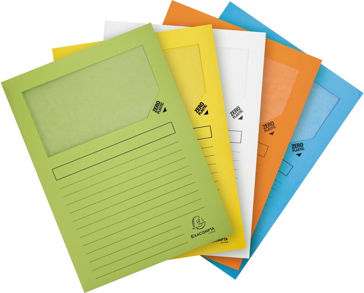 Exacompta L-Map für immer | für ft a4 | Packung mit 25 Stück | verschiedene Pastellfarben