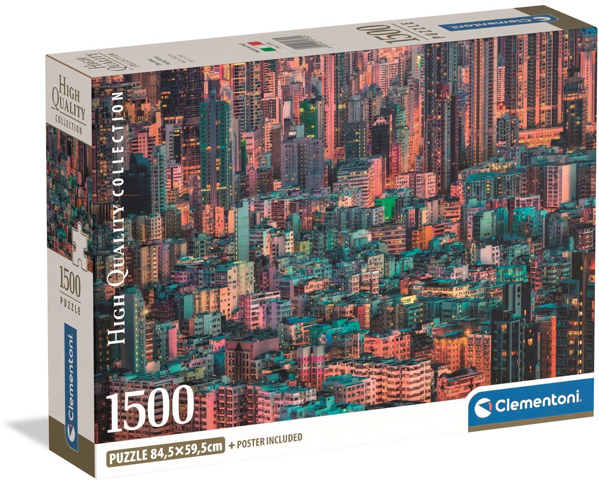 Clementoni Jigsaw Puzzle The Bienenstock, Hongkong, 1500st.
