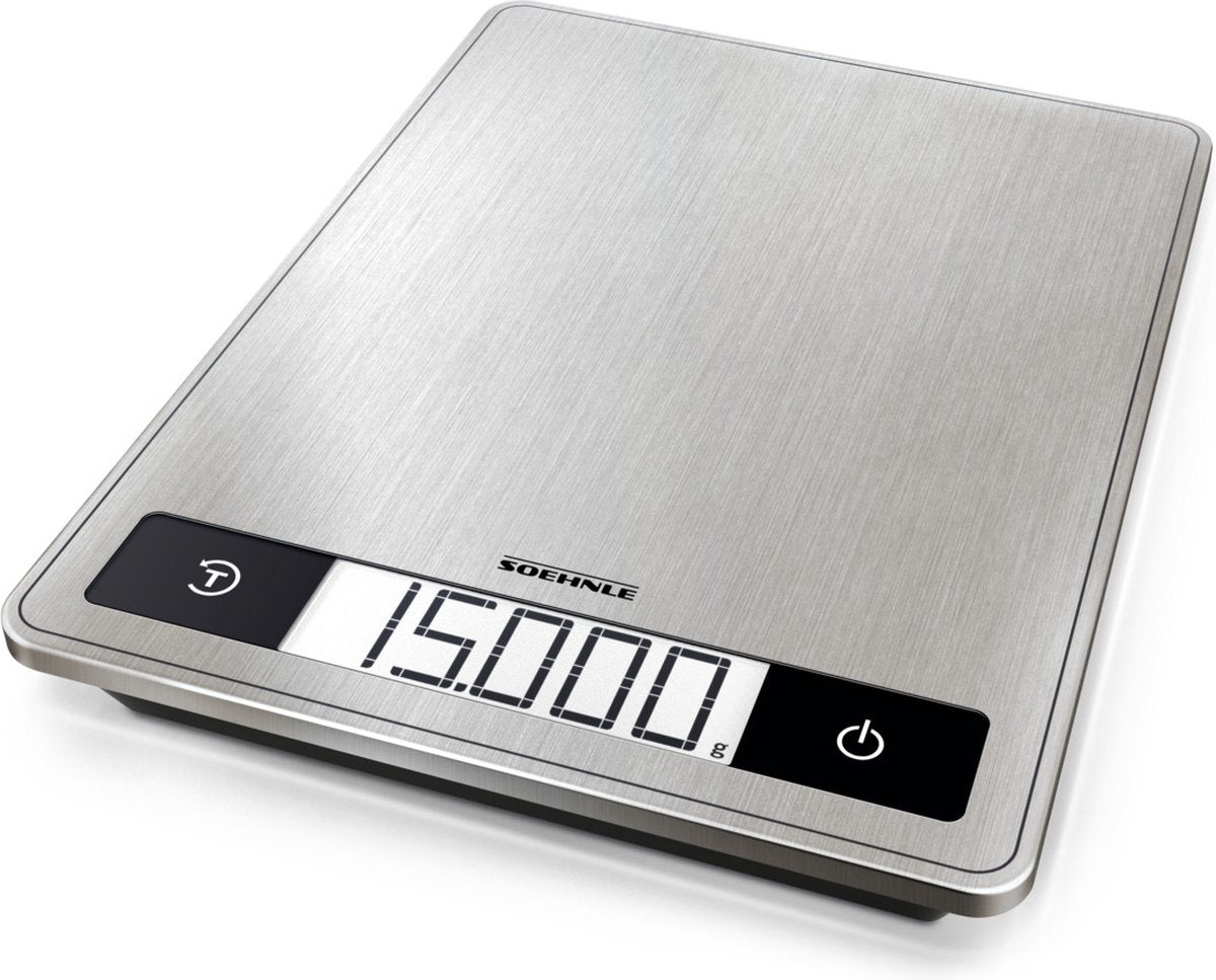 Soehnle Soehnle 61509 Seite Profi 200 Küchenskala Edelstahl