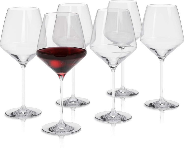 Eva Trio - Legio Nova Glas Wein Burgund 650 ml Set à 6 Stück - Transparent - Glas