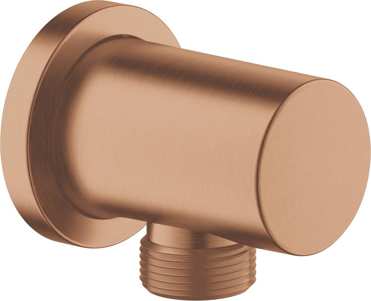 Grohe Regenbrause-Anschlussbogen rund – Sunset Gold (Mattbronze)