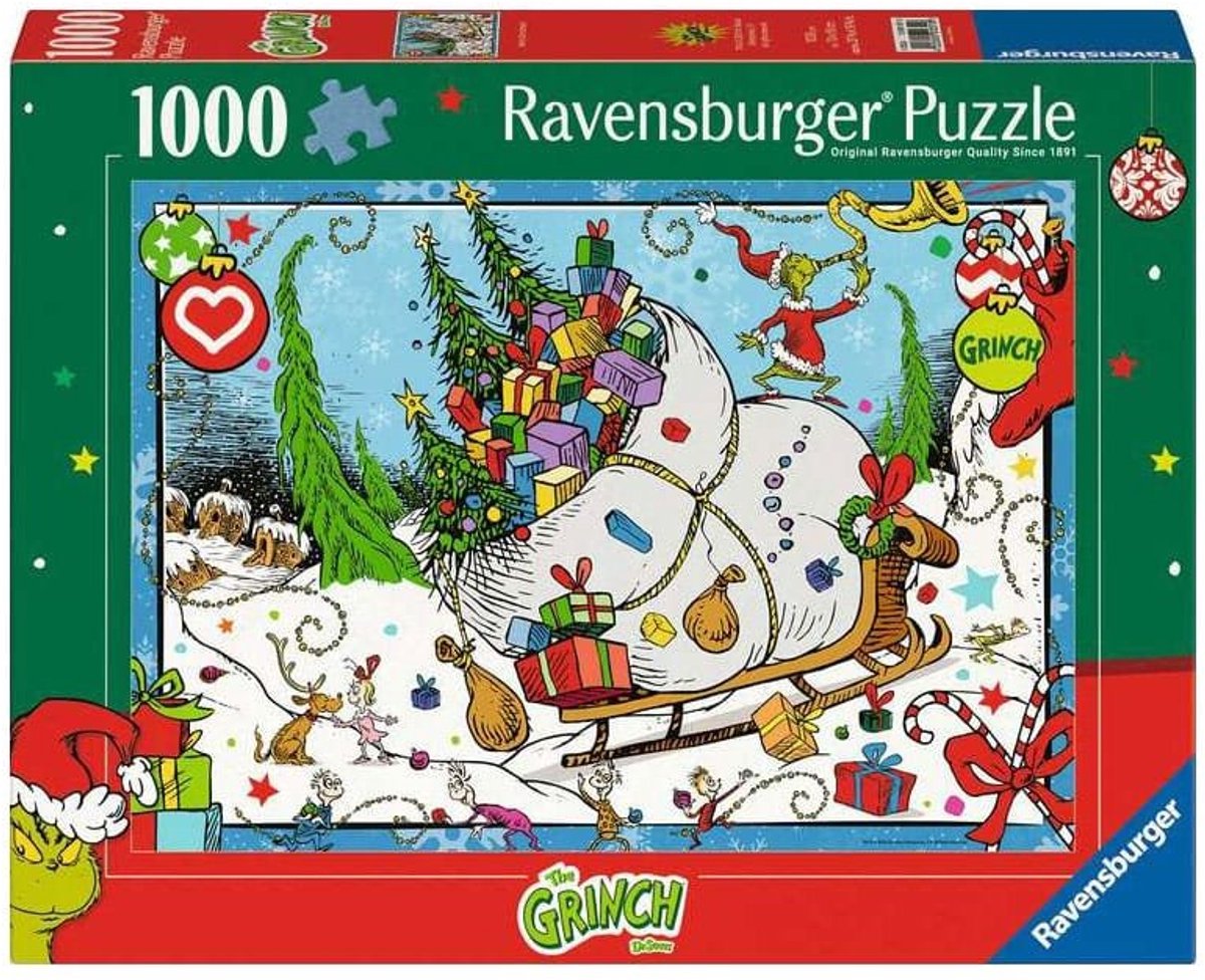 Ravensburger Puzzle „Der Grinch“ mit 1000 Teilen zum Film.
