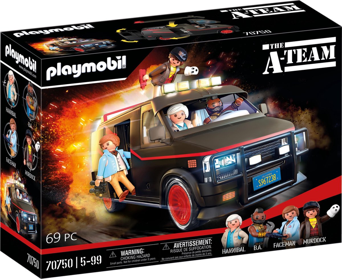 Playmobil berühmt den A-Team-Bus