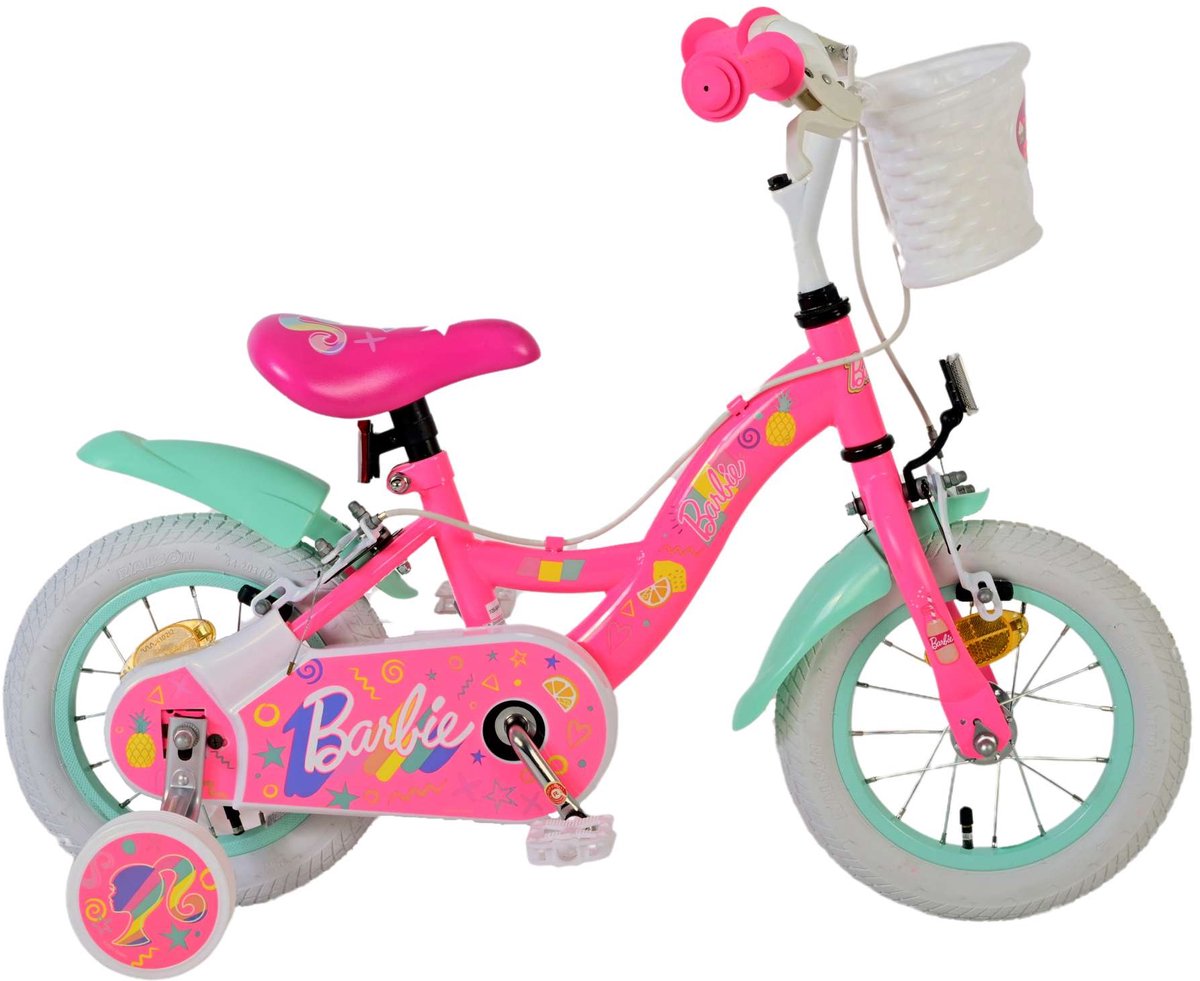 Barbie Children's Bike Girls 12 Zoll rosa zwei Handbremsen