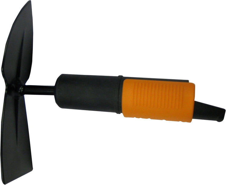 Fiskars Quikfit-Hacke – Doppel-Gartenhacke – Gartengeräte aus Stahl – Unkrautentferner