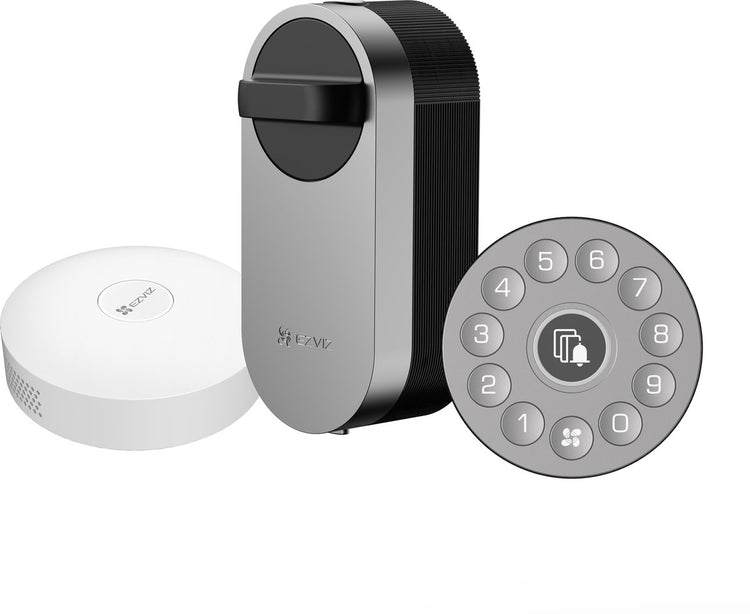 Ezviz DIY-Schloss, elektrisches Türschloss – intelligentes Türschloss – WLAN-Modul A3 – Fernzugriff – Tastatur – weiß